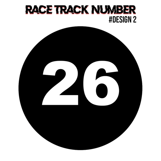 Race Number Decals (Cirkel)