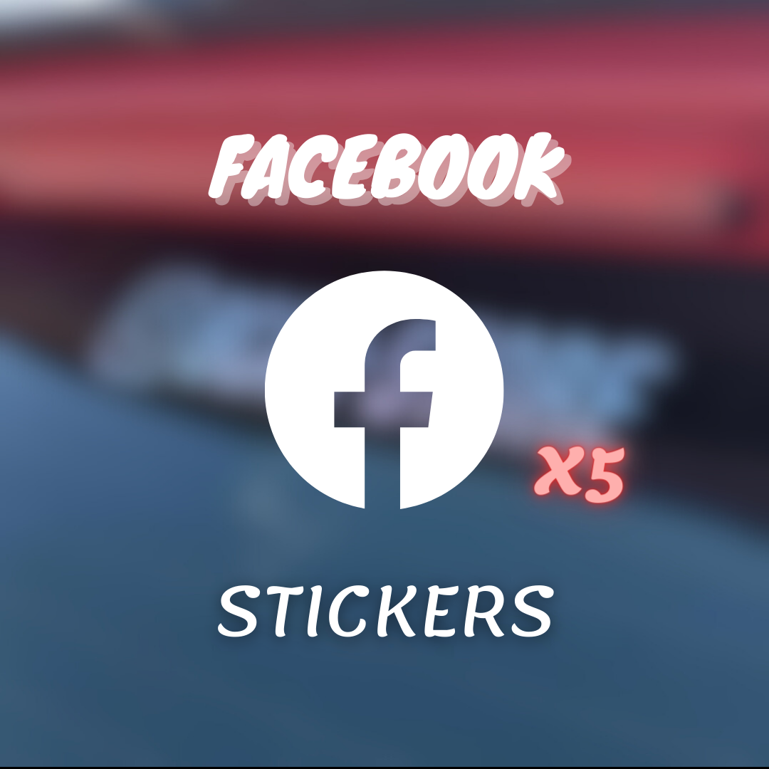 Facebook sticker x5