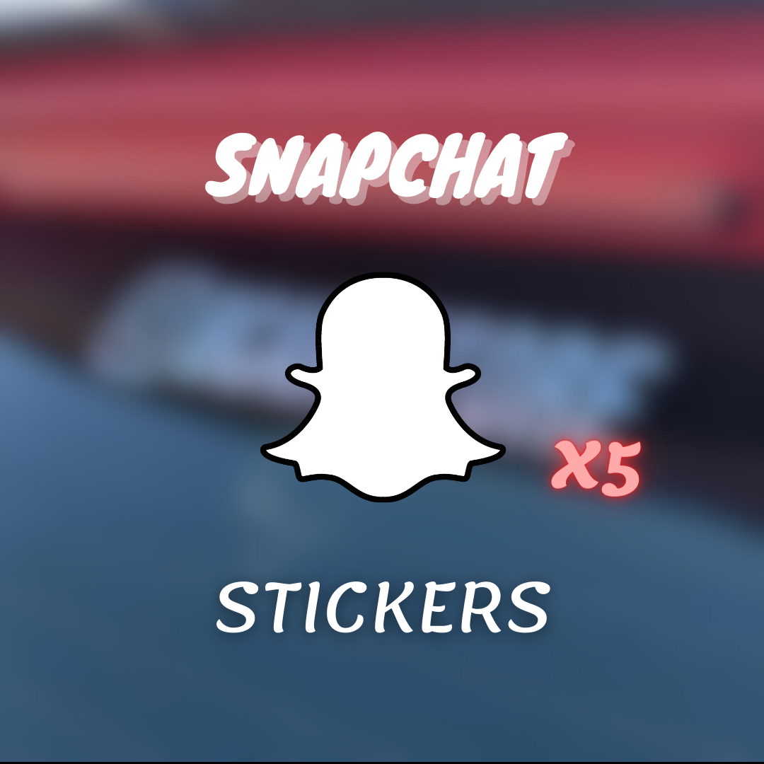 Snapchat sticker x5