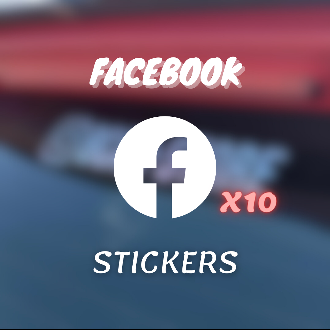 Facebook sticker x10