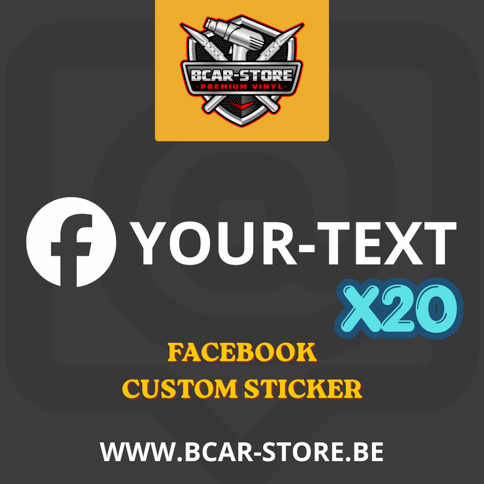 Autocollant Facebook x20