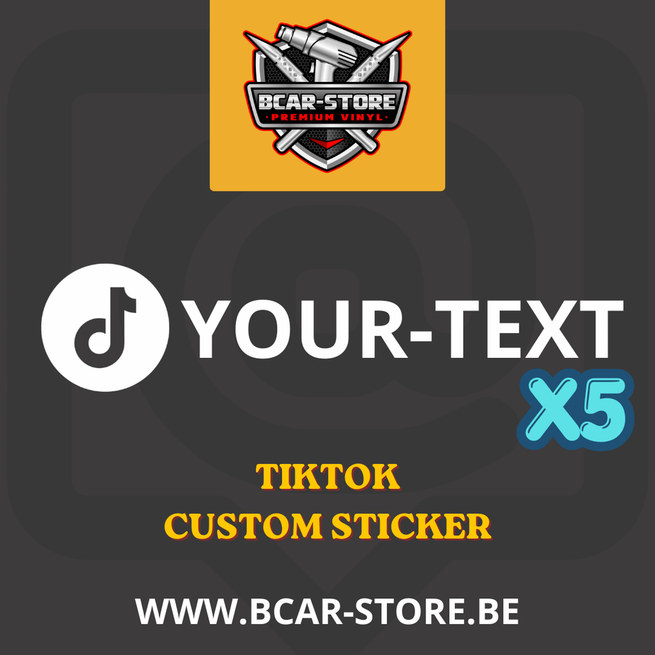 Autocollant Tiktok x5