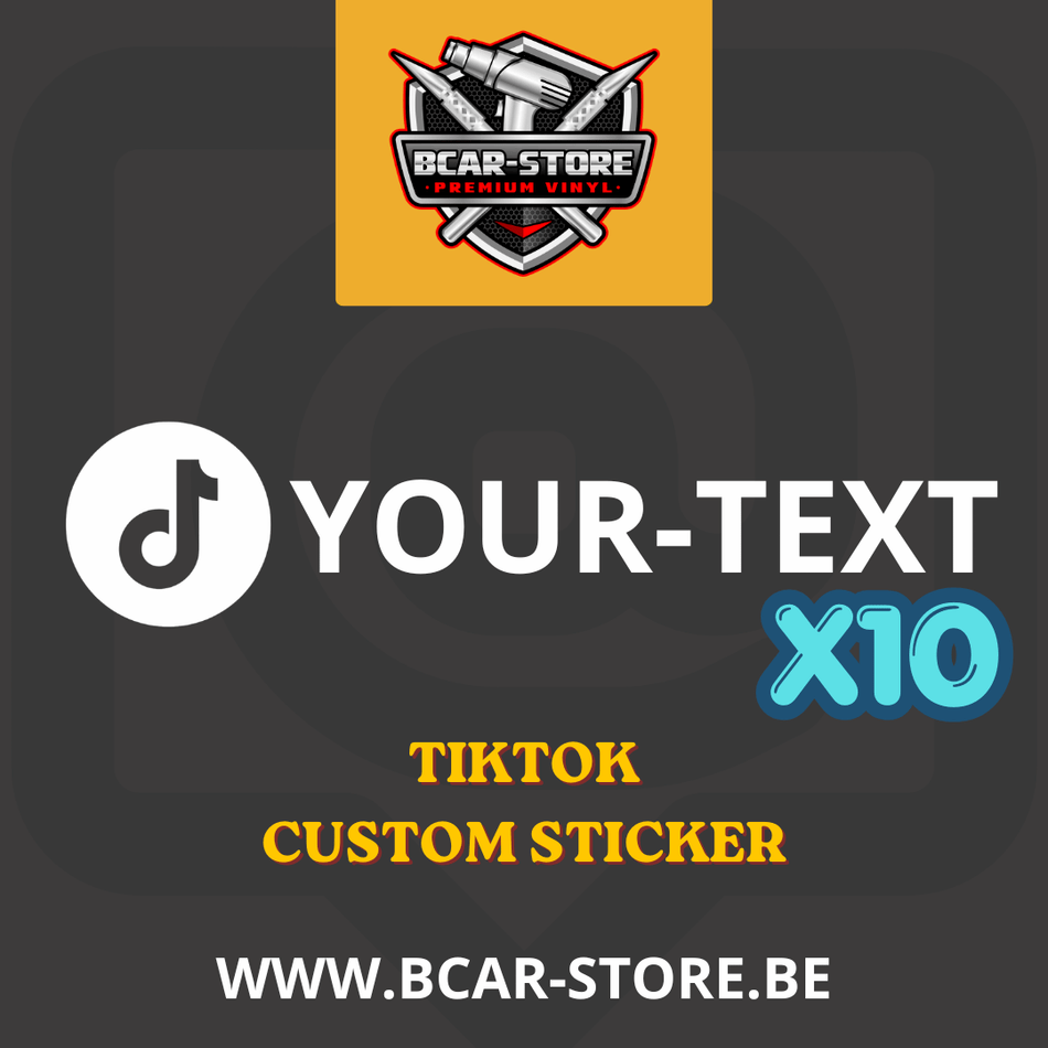 Autocollant Tiktok x10