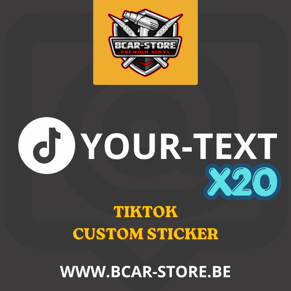 Autocollant Tiktok x20