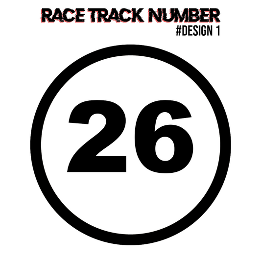 Autocollant de course (Cercle)